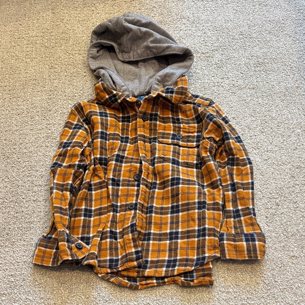Old Navy Kids Plaid Button Down Shirt